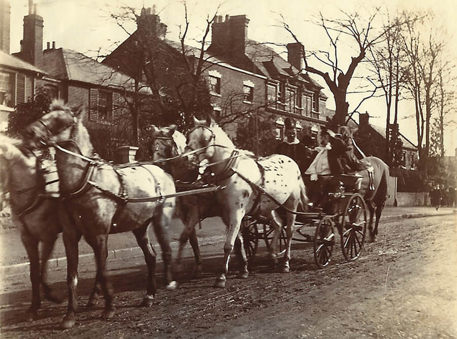 Circus procession along Blakebrook, Kidderminster