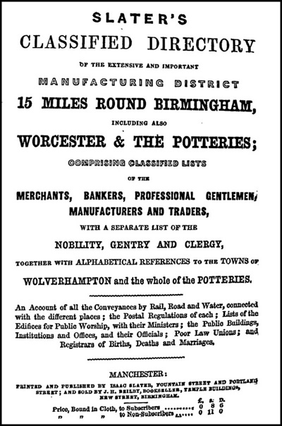 Historic Trade Directories